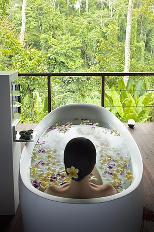 Magical: A blissful bath amid the rainforest at Hoshinoya spa