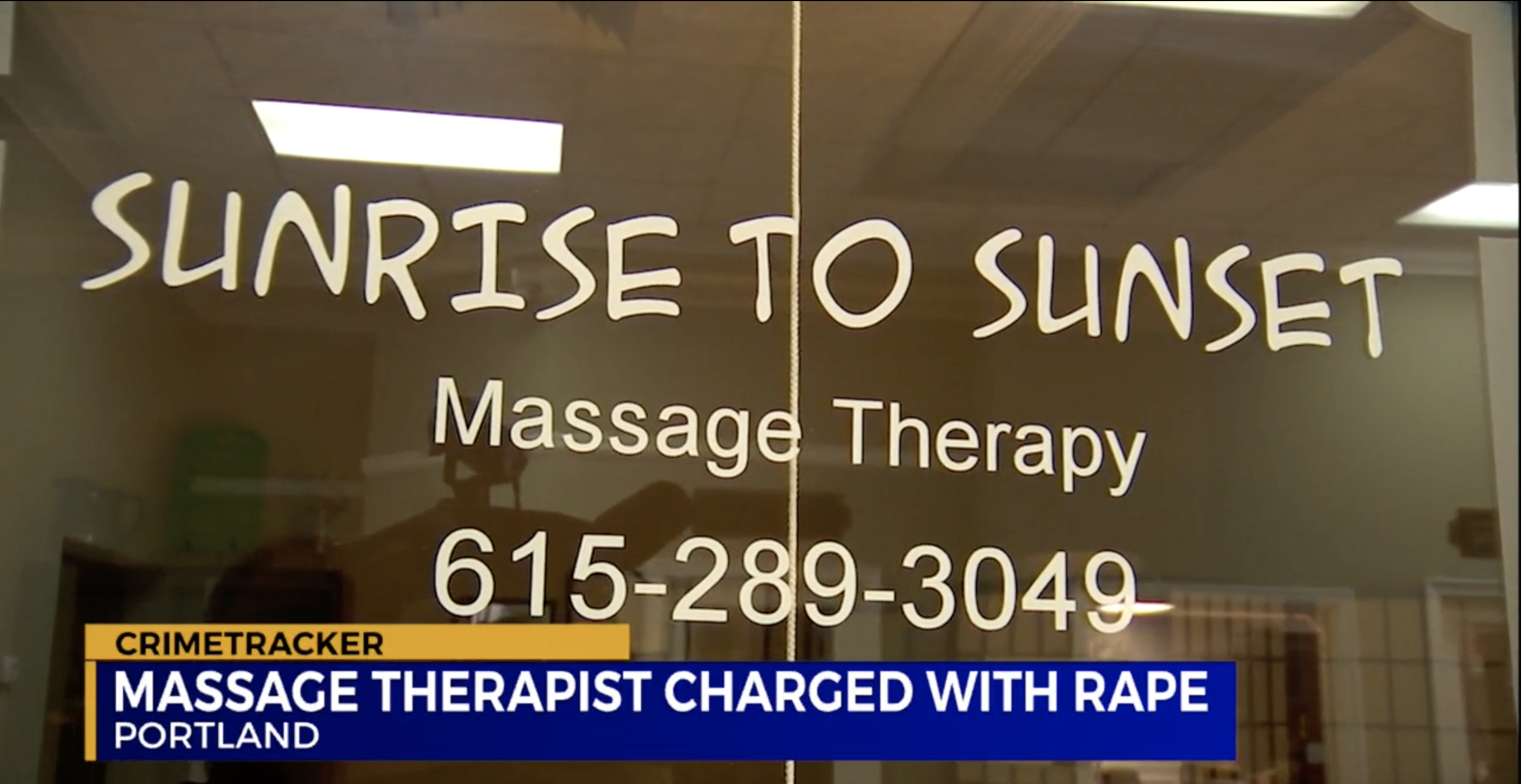 Hall reportedly worked at the Sunrise to Sunset massages therapy office for years