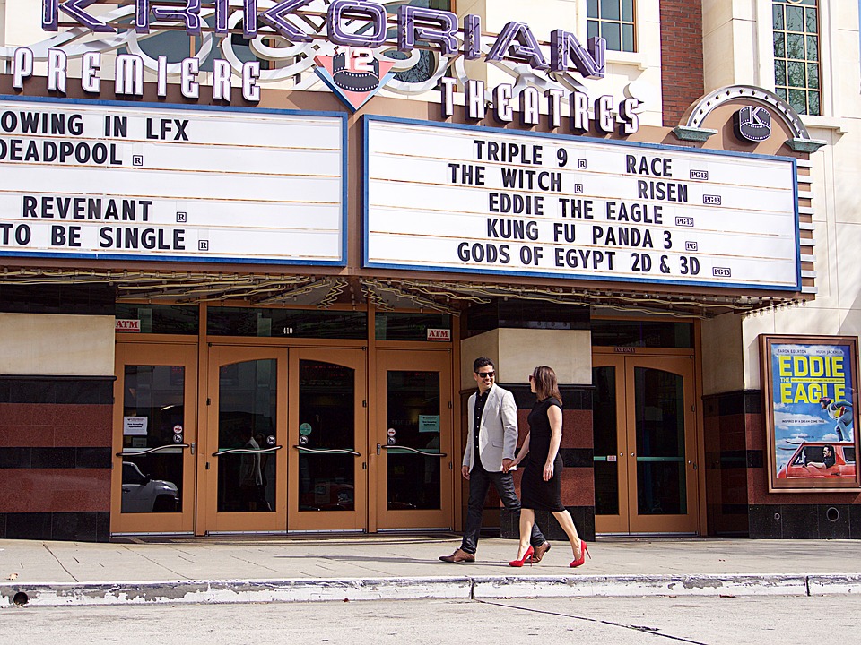 Couple at the cinema